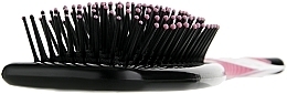 Hairbrush, RR-4009, black and pink - Christian — photo N26