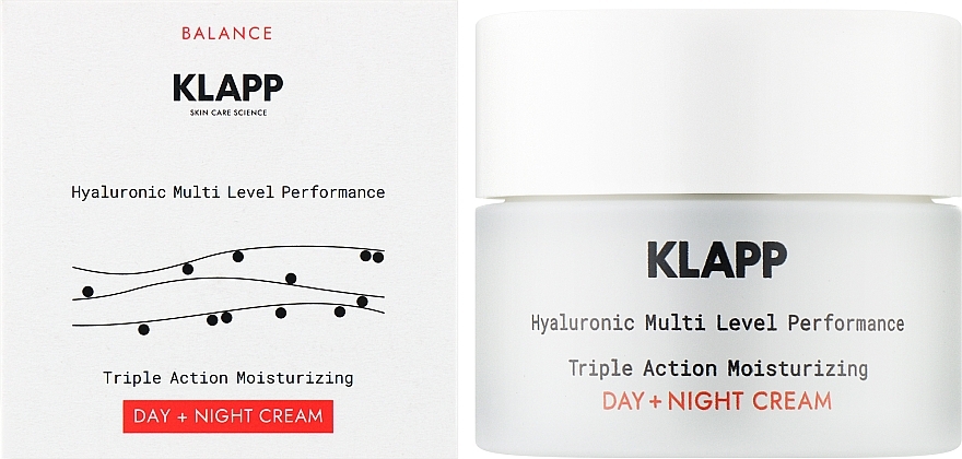 Triple Action Moisturising Day & Night Cream - Klapp Balance Triple Action Moisturizing Day + Night Cream — photo N2