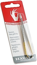 Gold Plated Tweezers - Mavala Manicure Gold Plated Claw Tweezer — photo N2