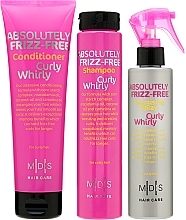 Set "Elastic Curl" - Mades Cosmetics Absolutely Frizz-free (sham/250ml + cond/250ml + spray/200ml) — photo N2