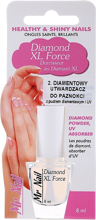 Diamond Powder & UV Filter Nail Strengthener - Art de Lautrec Mr Nail Diamond Xl Force — photo N1