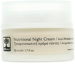 Nourishing Anti-Wrinkle Night Cream with Dictamelia, Avocado Oil & Honey - BIOselect Nutritional Night Cream — photo N2