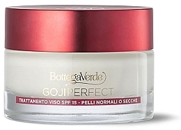 Face Cream - Bottega Verde Goji Perfect Intensive Anti-Wrinkle And Antioxidant Treatment SPF15 — photo N2