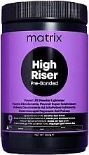 Fragrances, Perfumes, Cosmetics Bleaching Powder - Matrix High Riser Pre-Bonded Lightener
