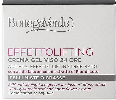 Anti-Aging Gel Cream for Combination & Oily Skin - Bottega Verde Lifting Effect Anti-Ageing Face Gel Cream — photo N2