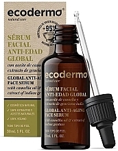 Face serum - Ecoderma Global Anti-Aging Face Serum — photo N1