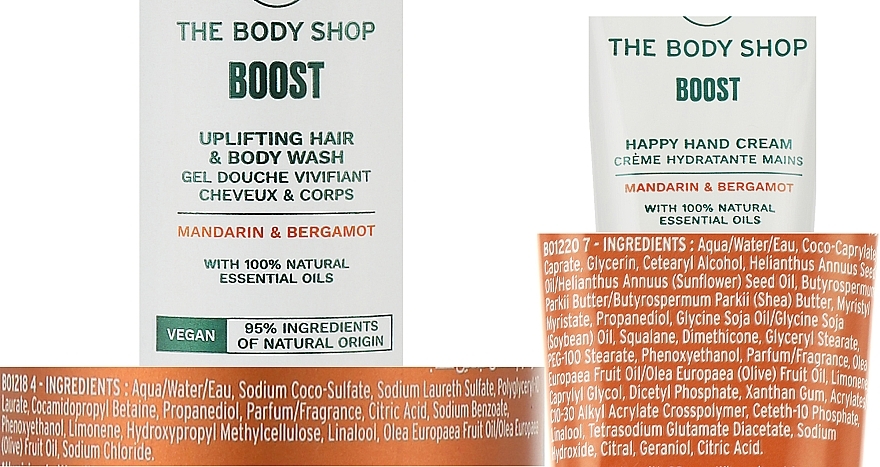 Set - The Body Shop Mandarin & Bergamot Vegan Boost — photo N5