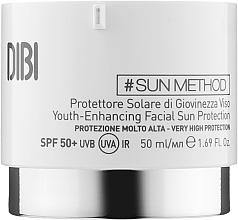 Fragrances, Perfumes, Cosmetics Youth-Enhancing Face Sunscreen - DIBI Milano Sun Method Face Cream SPF50