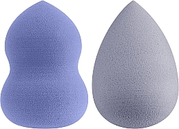 Fragrances, Perfumes, Cosmetics Makeup Sponge Set, 6800, grey + purple, 2 pcs - Donegal Blending Sponge Christmas Set