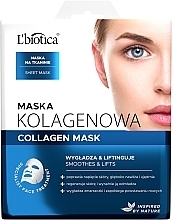 Fragrances, Perfumes, Cosmetics Collagen Face Mask - L'biotica Home Spa Collagen Mask