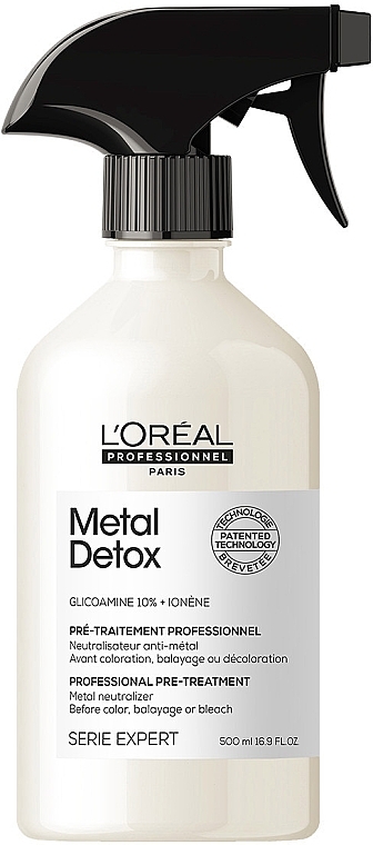 Repairing Spray for Colored Hair - L'Oreal Professionnel Metal Detox Pre-Treatment Spray — photo N1