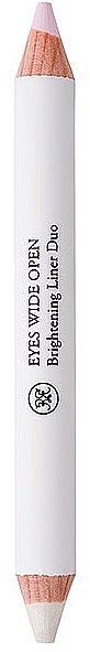 Dual-Ended Eye Pencil - Rouge Bunny Rouge Eyes Wide Open Brighthening Liner Duo — photo N1