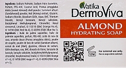 Almond Moisturizing Soap - Dabur Vatika DermoViva Almond Hydrating Soap — photo N3