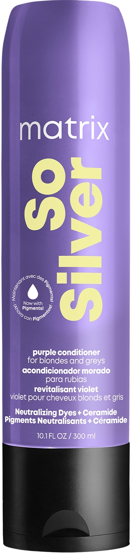 Anti-Yellowness Hair Conditioner - Matrix Total Results So Silver Purple Conditioner — photo 300 ml