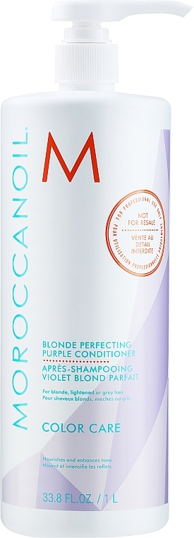 Hair Tinting Conditioner with Purple Pigment - Moroccanoil Blonde Perfecting Purple Conditioner — photo N3