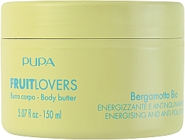 Fragrances, Perfumes, Cosmetics Bergamot Body Butter - Pupa Fruit Lovers Bergamot Organic Body Butter