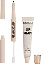 Lip Kit - Makeup Revolution Lip Shape Coco Brown — photo N2