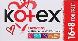 Fragrances, Perfumes, Cosmetics Tampons 'Leak Protection', 3 drops, 24 pcs - Kotex Ultra Sorb Normal Tampons