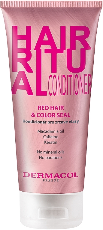 Red Hair Conditioner - Dermacol Hair Ritual Red Hair & Color Steal Conditioner — photo N1