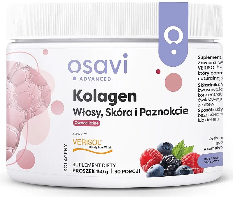 Collagen Dietary Supplement - Wild Berry Flavour - Osavi — photo N1