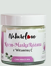 Rose and Vitamin C Cream-Mask - Naturolove — photo N1