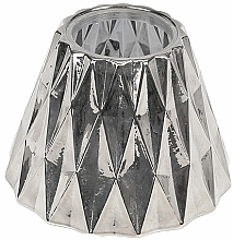 Fragrances, Perfumes, Cosmetics Medium Candle Shade - WoodWick Geometric Silver Shade