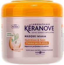 Fragrances, Perfumes, Cosmetics Dry Hair Mask - Eugene Perma Keranove Laboratoires Masque Nutrition et Soin