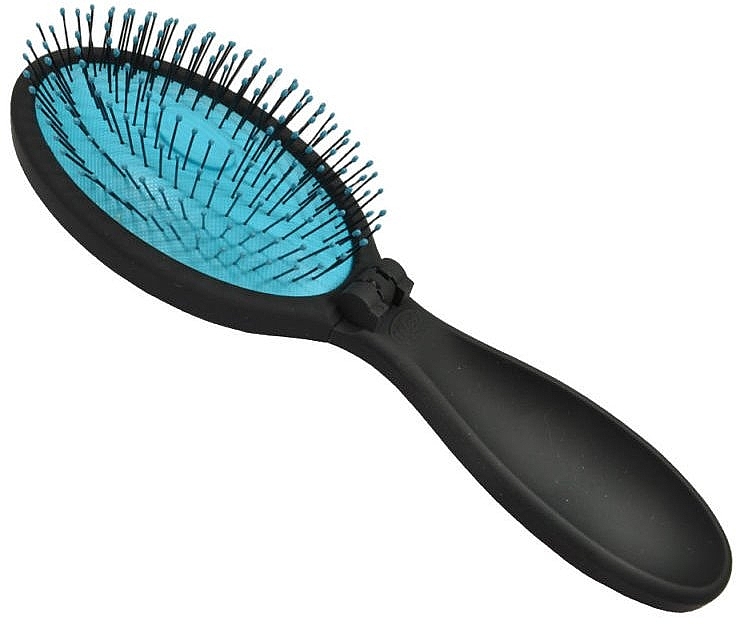 Compact Hair Brush - Wet Brush Pop Fold Cool Blue — photo N1