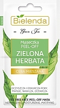 Fragrances, Perfumes, Cosmetics Cleansing Mask for Combination Skin - Bielenda Green Tea Peel-Off Face Mask