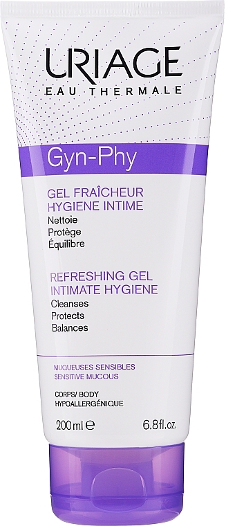 Refreshing Intimate Gel - Uriage Gyn-Phy Intimate Hygiene Protective Cleansing Gel — photo N5