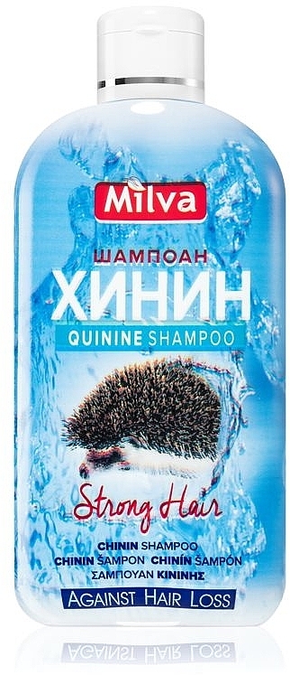 Strengthening Anti Hair Loss Shampoo - Milva Quinine Shampoo Stimulates Hair Growth — photo N1