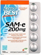 S-Adenosyl Methionine, SAM-e, 200 mg, tablets - Doctor's Best — photo N1