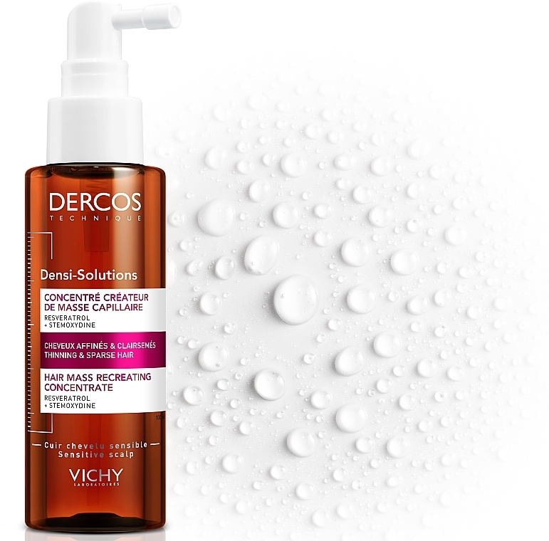 Hair-Thickening Concentrate - Vichy Dercos Densi-Solution Hair Mass Creator Concentrated Care — photo N4