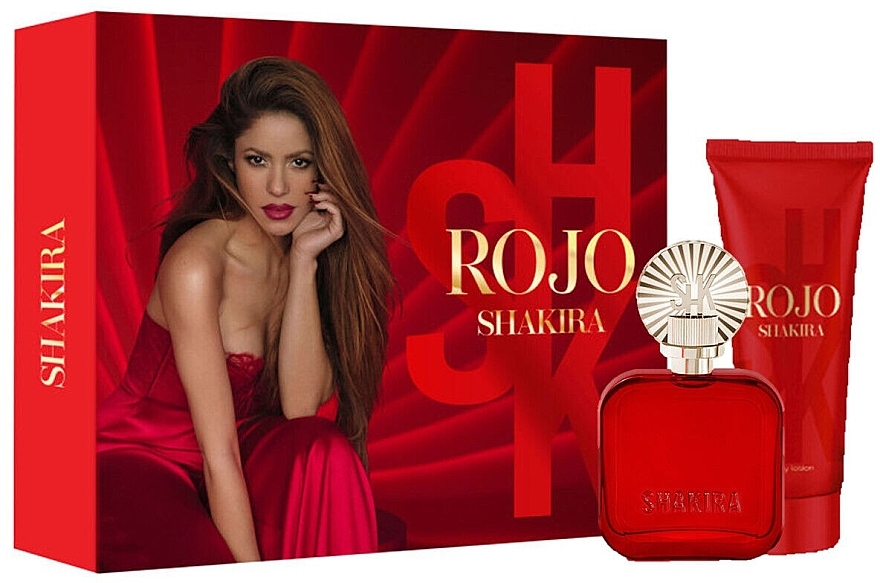 Shakira Rojo - Set (edt/50ml + b/lot/75ml) — photo N1