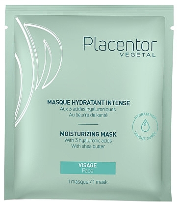 Moisturizing Face Mask - Placentor Vegetal Moisturizing Mask — photo N1