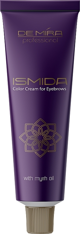 Brow Cream Color with Myrrh Oil - DeMira Professional Ismida Color Cream For Eyebrows — photo N3