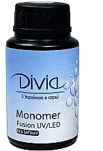 Fragrances, Perfumes, Cosmetics Acrylic Powder Monomer - Divia Monomer Fusion UV/LED Di1830