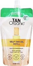 Fragrances, Perfumes, Cosmetics Self-Tanning Oil - TanOrganic Light Bronze Oil Refill (refill)