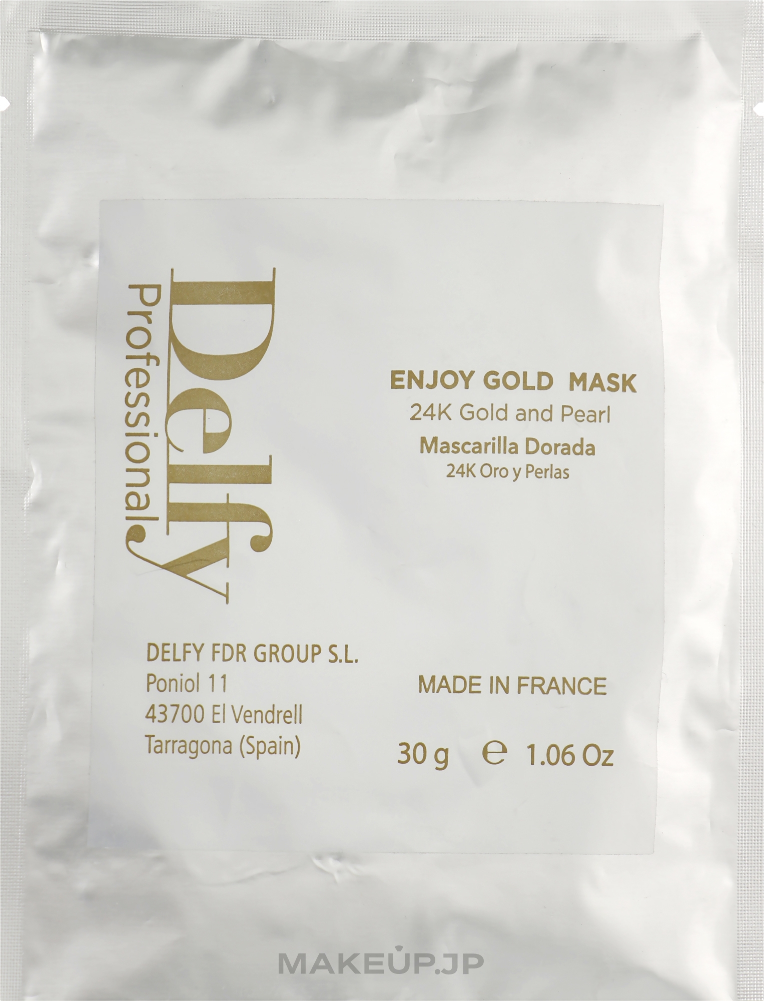 Exfoliating Face Mask - Delfy Cosmetics Enjoy Gold Mask — photo 30 g