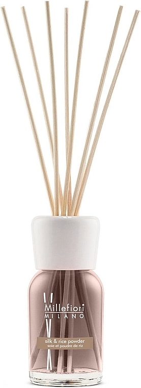 Reed Diffuser - Millefiori Milano Silk & Rice Powder Fragrance Diffuser — photo N1