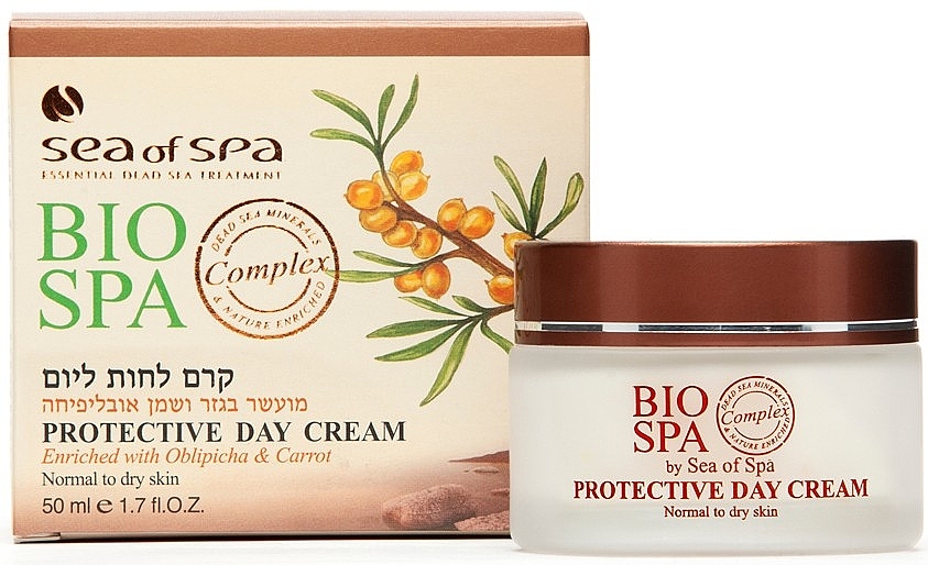 Day Cream for Dry & Normal Skin - Sea of Spa Bio Spa Protective Day Cream — photo N1