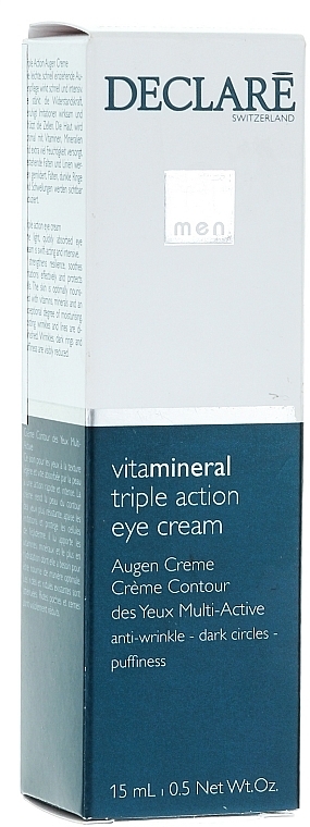 Triple Action Eye Cream - Declare Triple Action Eye Cream anti-wrinkle — photo N1