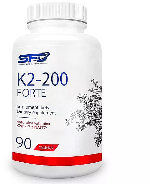 K2-200 Forte Dietary Supplement - SFD Nutrition K2-200 Forte — photo N1
