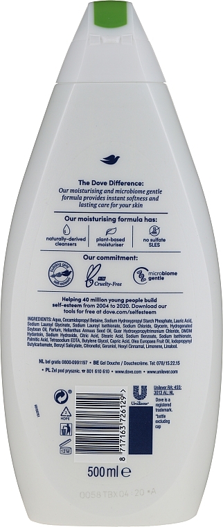 Olive Shower Gel - Dove Protect Care Body Wash — photo N2