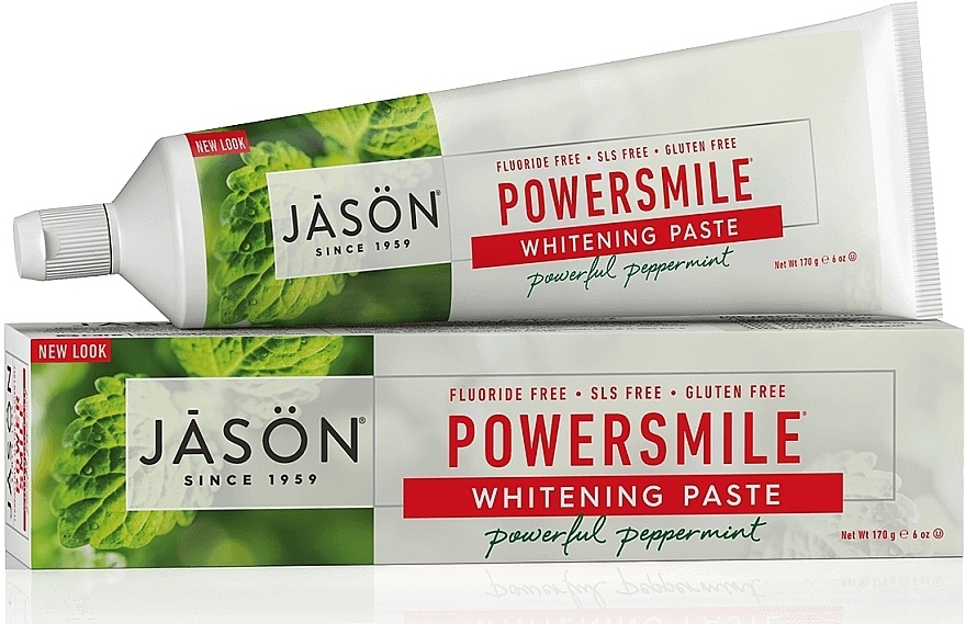 Whitening Toothpaste - Jason Natural Cosmetics PowerSmile All Natural Whitening Toothpaste — photo N1