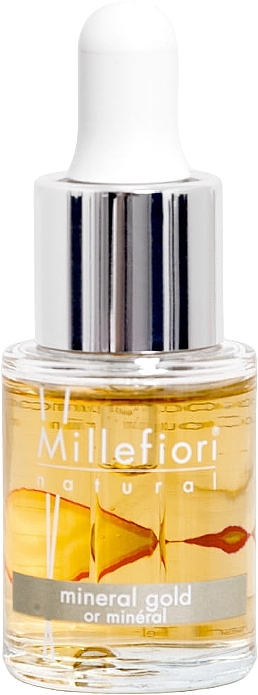 Aroma Lamp Concentrate - Millefiori Milano Mineral Gold Fragrance Oil — photo N1