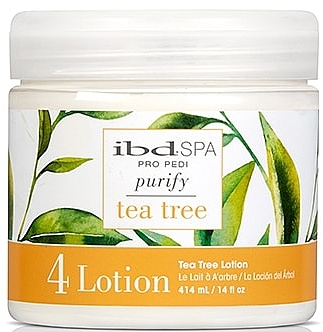 Massage Lotion for Legs with Tea Tree Extract - IBD Tea Tree Purify Pedi Spa Massage Lotion — photo N1