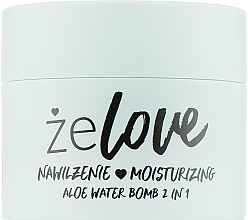 Fragrances, Perfumes, Cosmetics Moisturizing Gel for Face, Neck and Decollete - FlosLek ZeLove Moisturizing Aloe Water Bomb 2in1