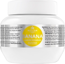 Strengthening Hair Mask with Banana Extract - Kallos Cosmetics Banana Mask — photo N2