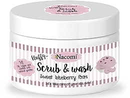 Fragrances, Perfumes, Cosmetics Washing Peeling Foam ‘Blueberry’ - Nacomi Scrub and Wash Sweet Blueberry Foam